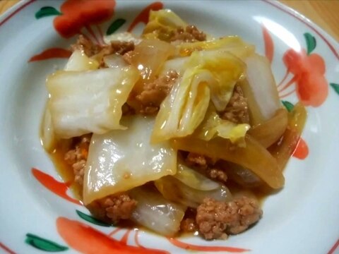 白菜大量消費！豚ひき肉と白菜のオイスター炒め